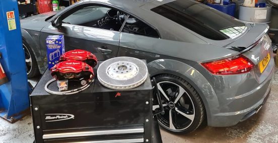 Audi TTS 8S 4Pot Brake kit Upgrade ClubSport brake discs